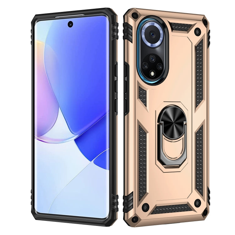 For Huawei nova 9 Shockproof TPU + PC Holder Phone Case