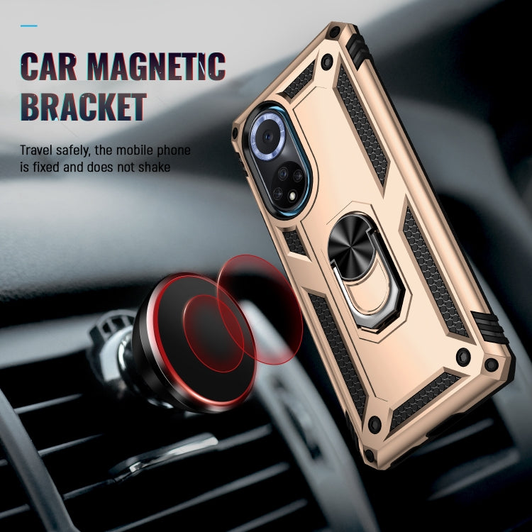 For Huawei nova 9 Shockproof TPU + PC Holder Phone Case