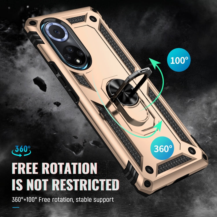 For Huawei nova 9 Shockproof TPU + PC Holder Phone Case