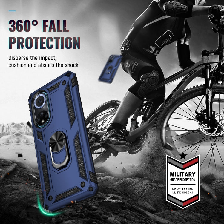 For Huawei nova 9 Shockproof TPU + PC Holder Phone Case