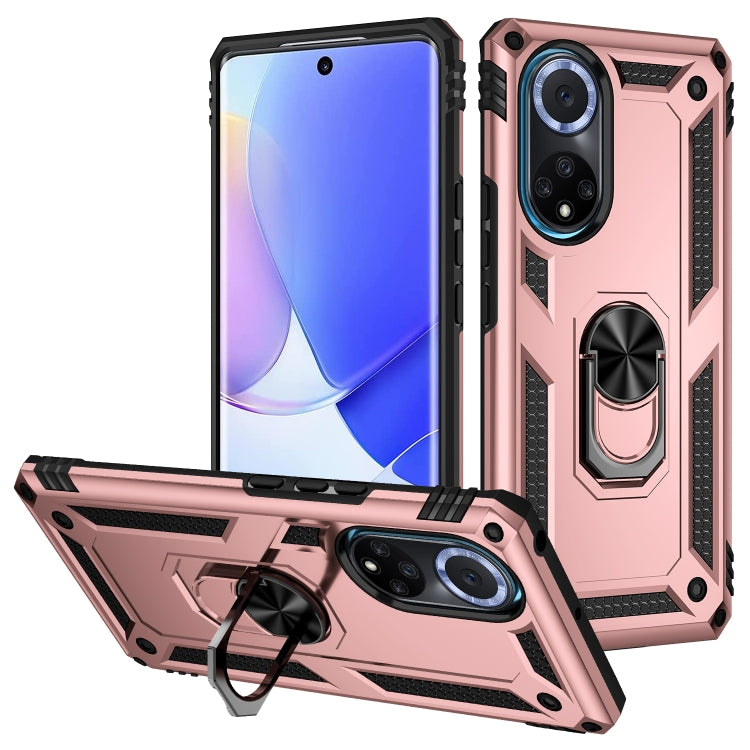 For Huawei nova 9 Shockproof TPU + PC Holder Phone Case
