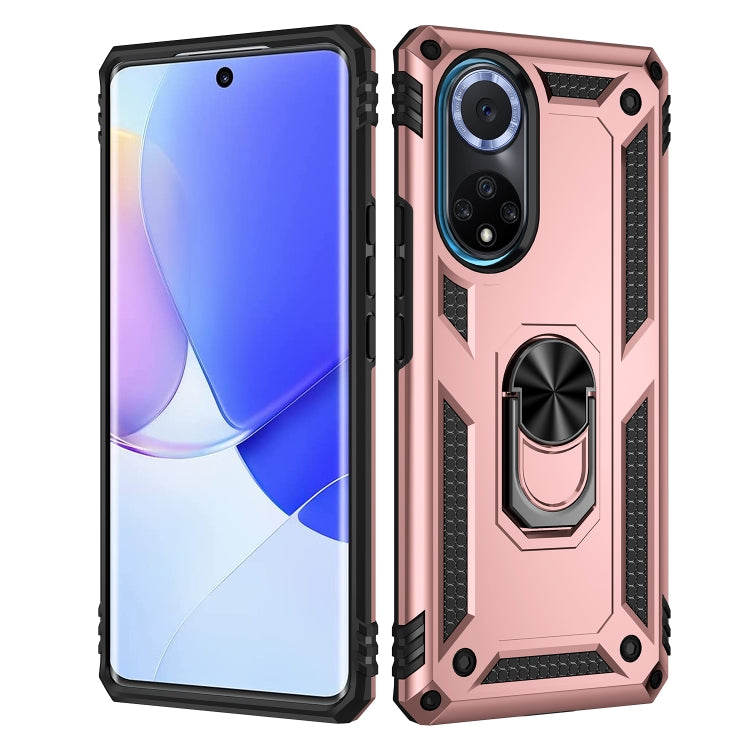 For Huawei nova 9 Shockproof TPU + PC Holder Phone Case