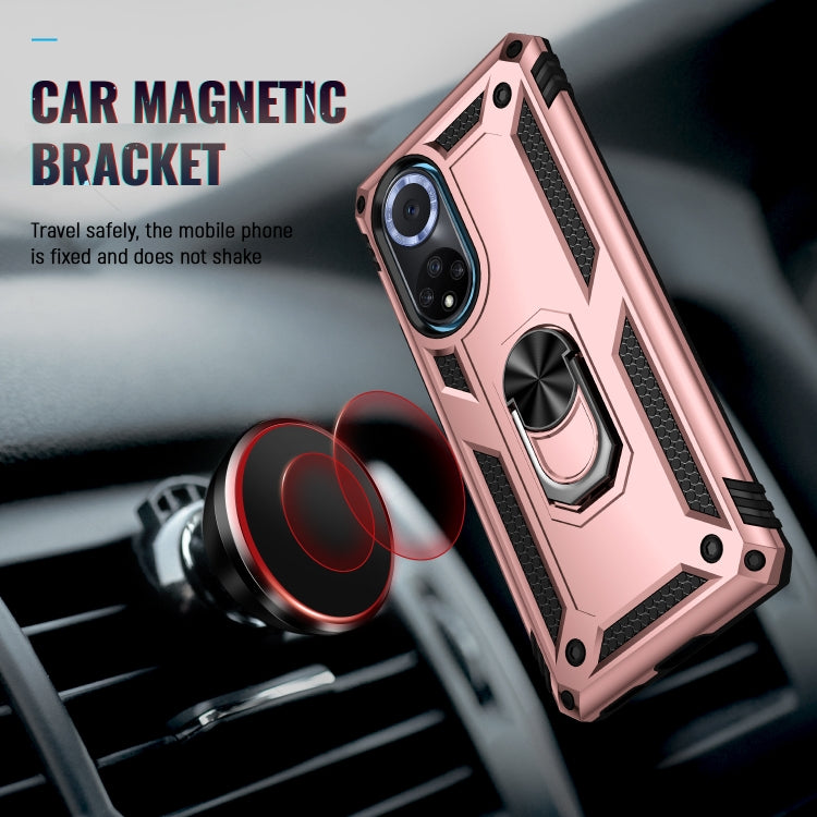 For Huawei nova 9 Shockproof TPU + PC Holder Phone Case