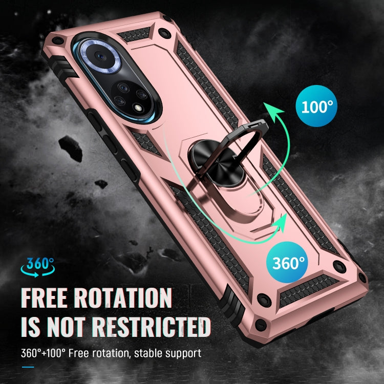 For Huawei nova 9 Shockproof TPU + PC Holder Phone Case