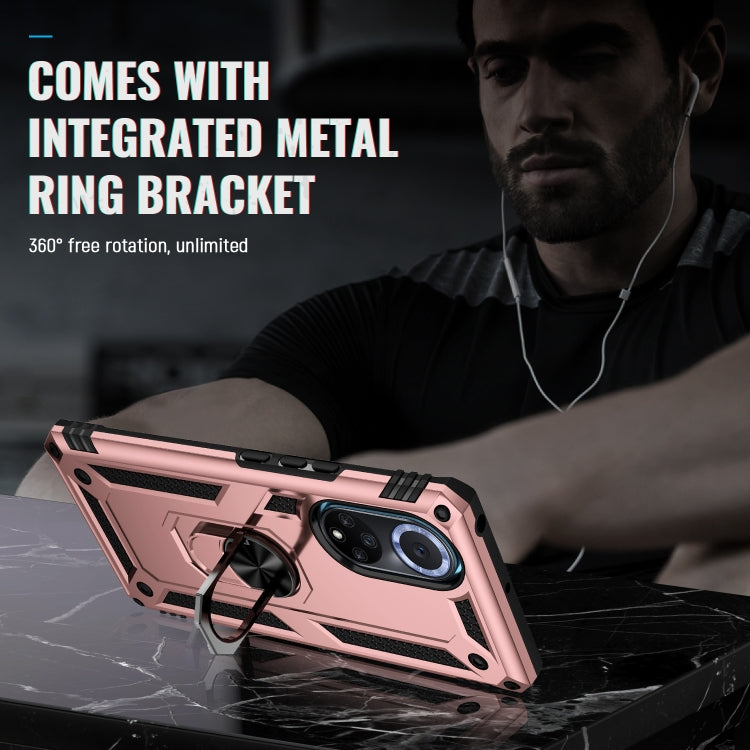 For Huawei nova 9 Shockproof TPU + PC Holder Phone Case