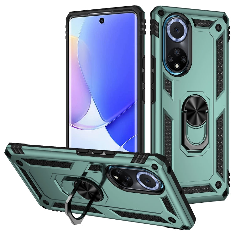 For Huawei nova 9 Shockproof TPU + PC Holder Phone Case