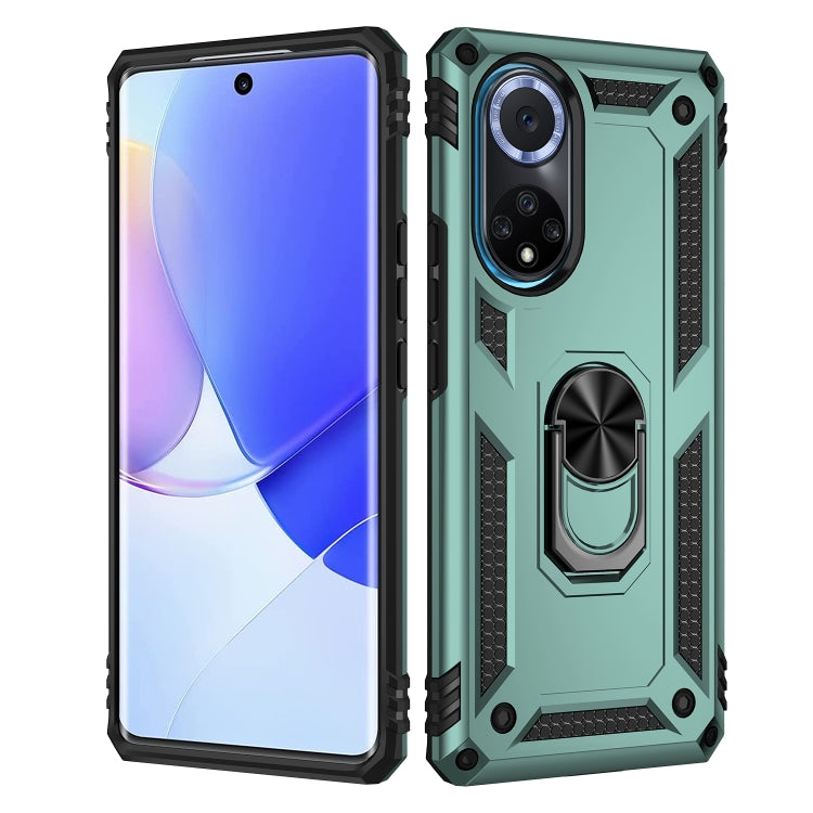 For Huawei nova 9 Shockproof TPU + PC Holder Phone Case