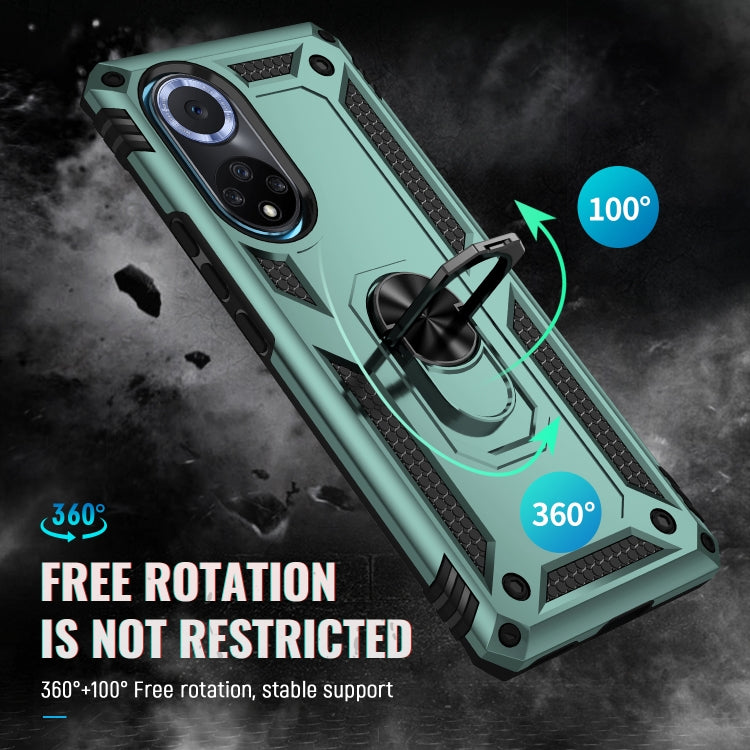 For Huawei nova 9 Shockproof TPU + PC Holder Phone Case