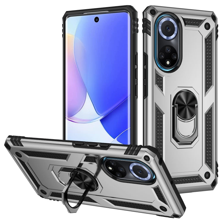 For Huawei nova 9 Shockproof TPU + PC Holder Phone Case