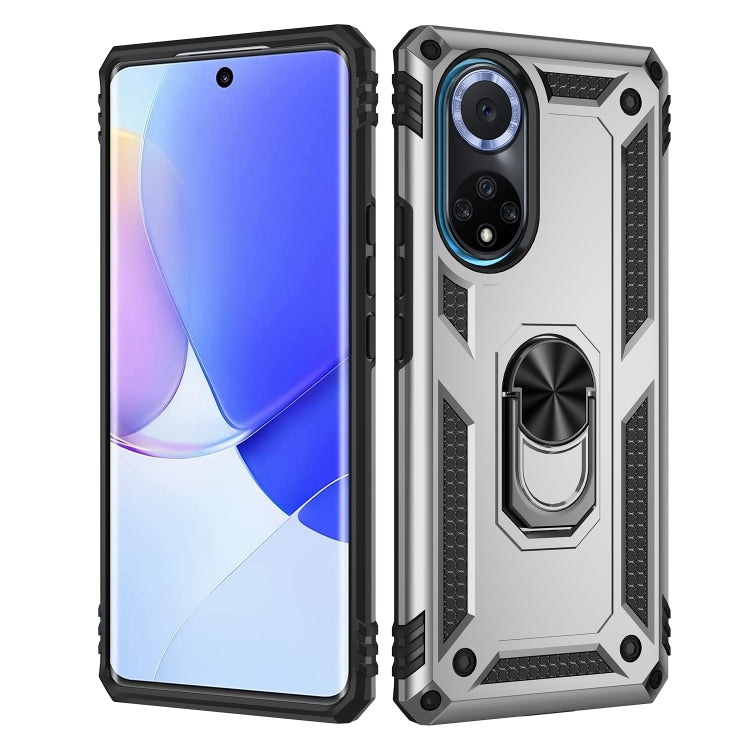 For Huawei nova 9 Shockproof TPU + PC Holder Phone Case