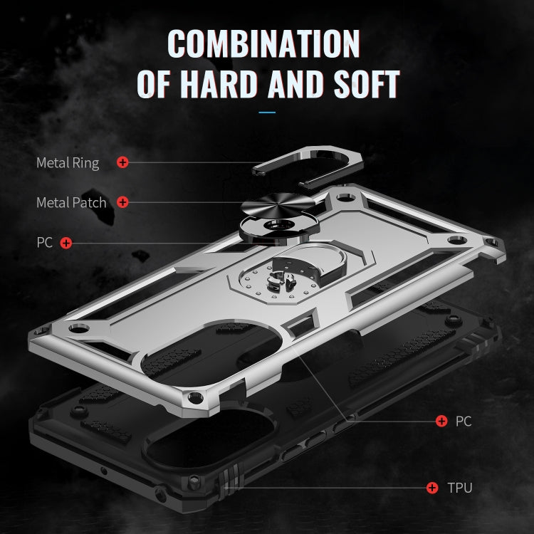 For Huawei nova 9 Shockproof TPU + PC Holder Phone Case