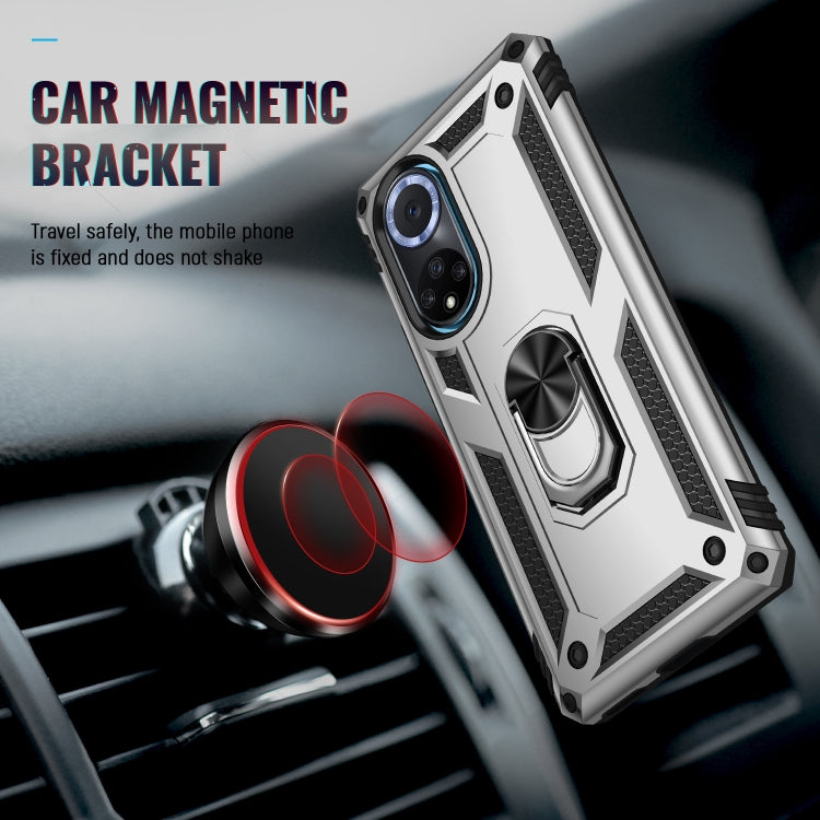 For Huawei nova 9 Shockproof TPU + PC Holder Phone Case