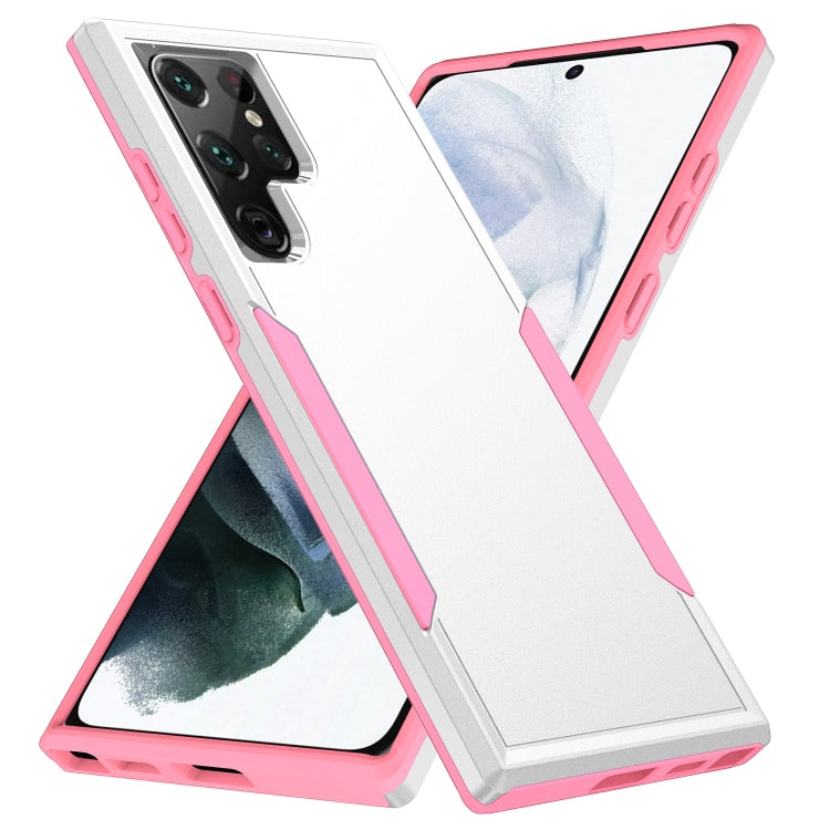 For Samsung Galaxy S22 Ultra 5G Pioneer Armor Heavy Duty PC + TPU Phone Case