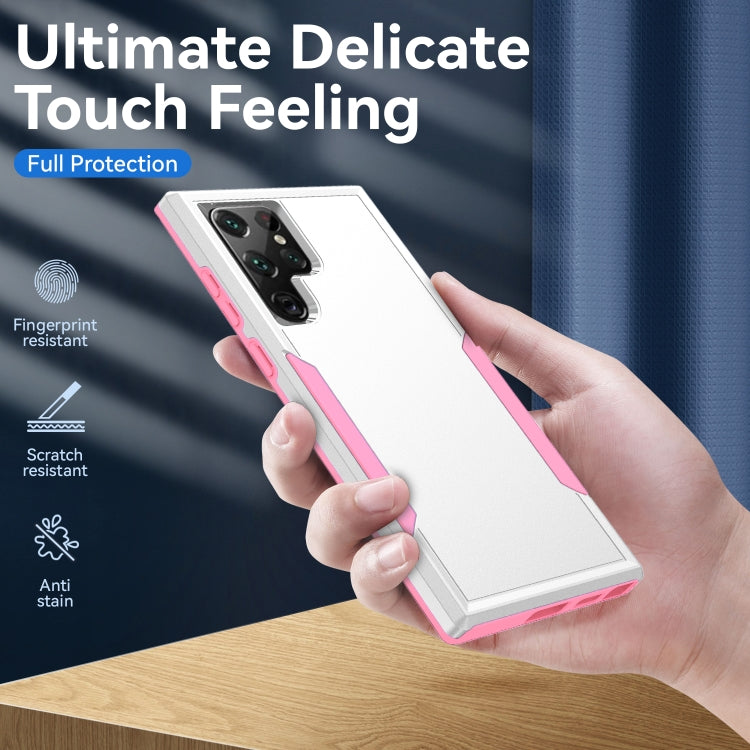 For Samsung Galaxy S22 Ultra 5G Pioneer Armor Heavy Duty PC + TPU Phone Case