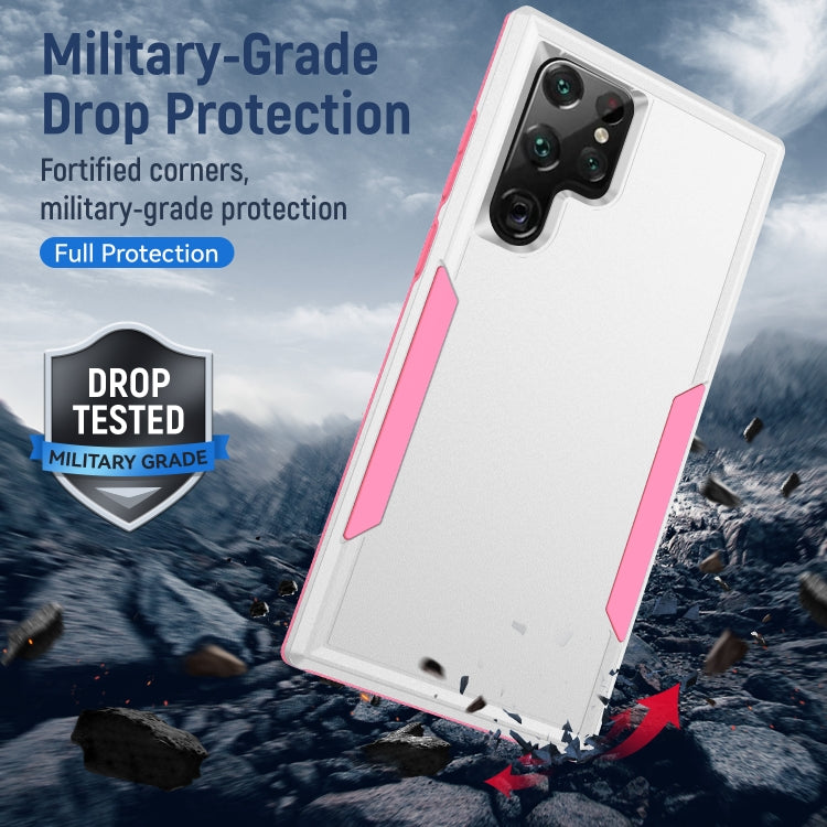 For Samsung Galaxy S22 Ultra 5G Pioneer Armor Heavy Duty PC + TPU Phone Case