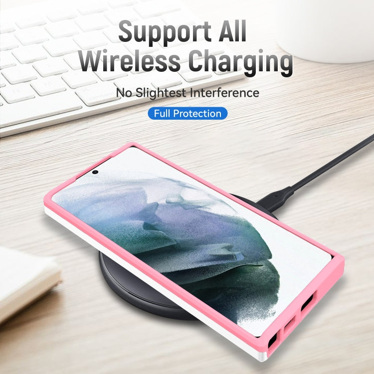 For Samsung Galaxy S22 Ultra 5G Pioneer Armor Heavy Duty PC + TPU Phone Case