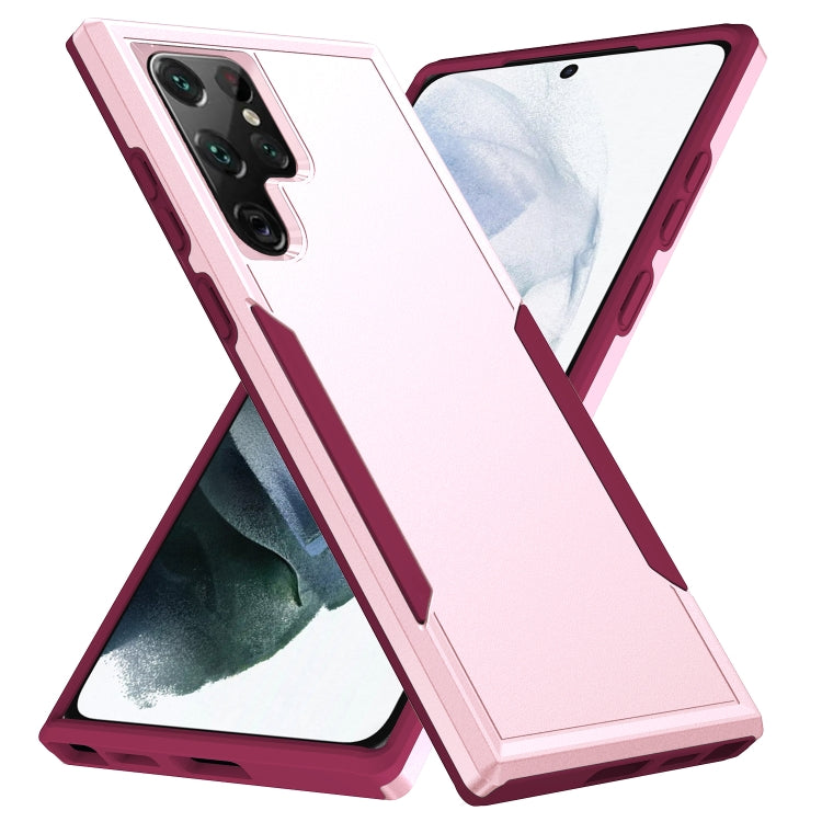 For Samsung Galaxy S22 Ultra 5G Pioneer Armor Heavy Duty PC + TPU Phone Case