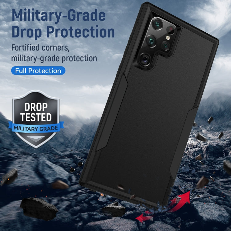 For Samsung Galaxy S22 Ultra 5G Pioneer Armor Heavy Duty PC + TPU Phone Case