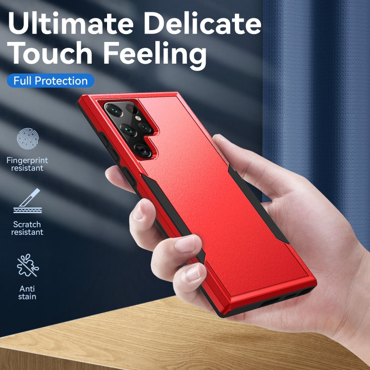For Samsung Galaxy S22 Ultra 5G Pioneer Armor Heavy Duty PC + TPU Phone Case