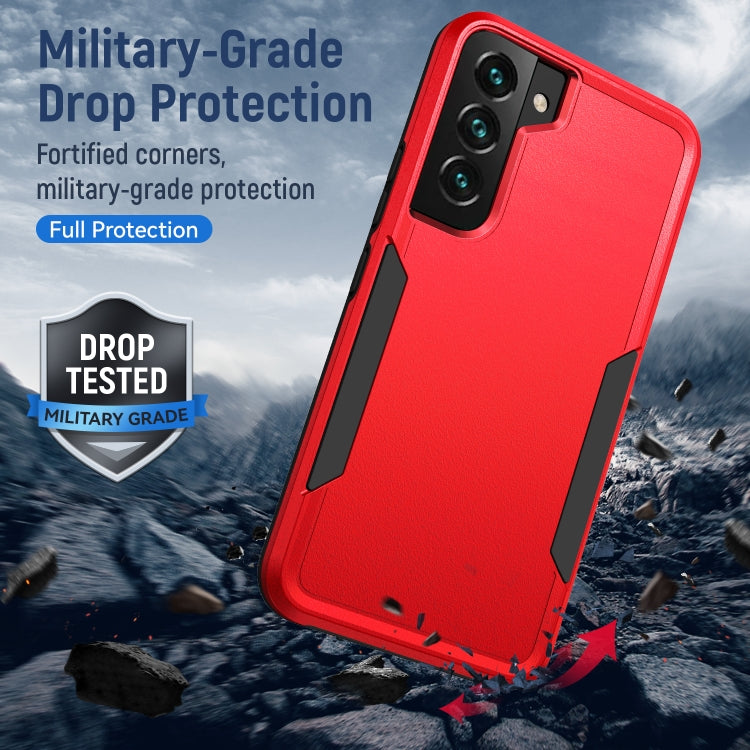 For Samsung Galaxy S22+ 5G Pioneer Armor Heavy Duty PC + TPU Phone Case