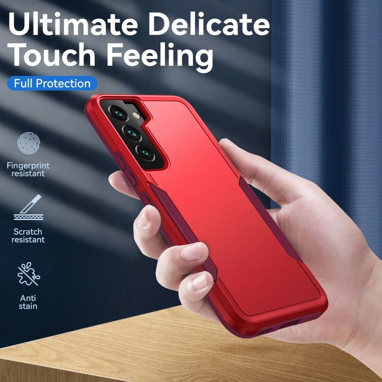 For Samsung Galaxy S22+ 5G Pioneer Armor Heavy Duty PC + TPU Phone Case