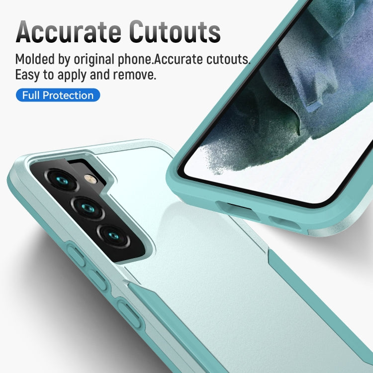 For Samsung Galaxy S22+ 5G Pioneer Armor Heavy Duty PC + TPU Phone Case