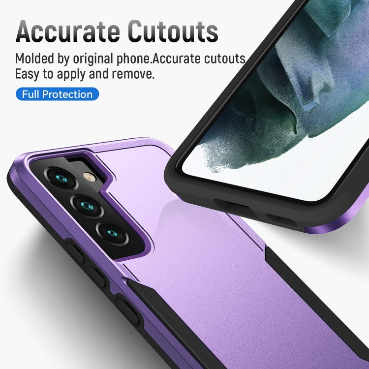For Samsung Galaxy S22+ 5G Pioneer Armor Heavy Duty PC + TPU Phone Case