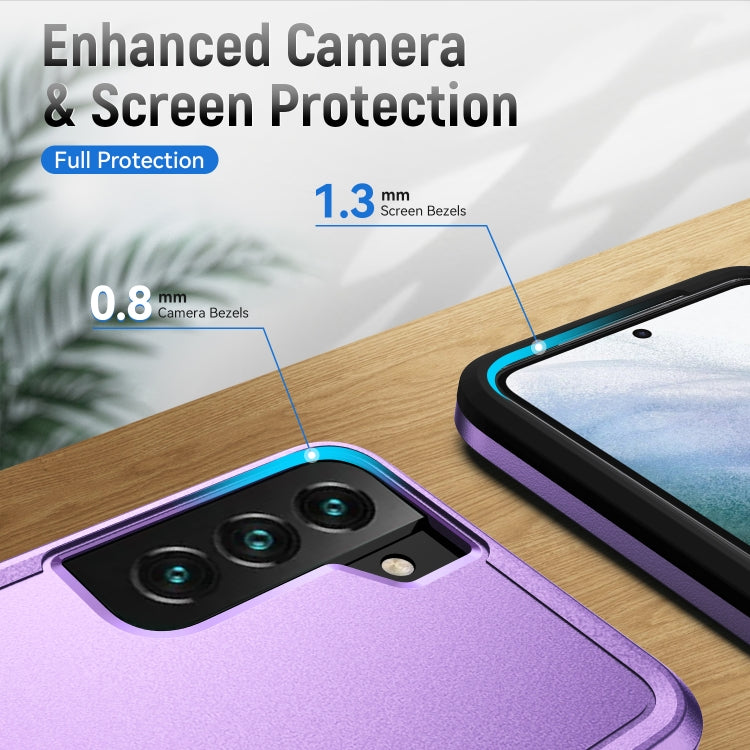 For Samsung Galaxy S22+ 5G Pioneer Armor Heavy Duty PC + TPU Phone Case