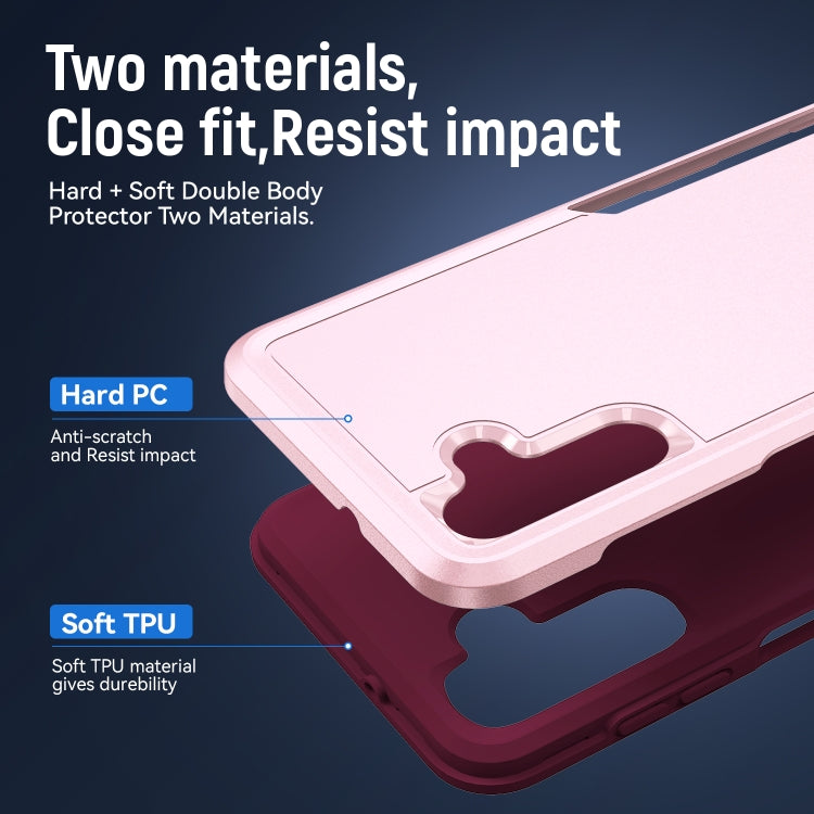 For Samsung Galaxy A13 5G Pioneer Armor Heavy Duty PC + TPU Phone Case