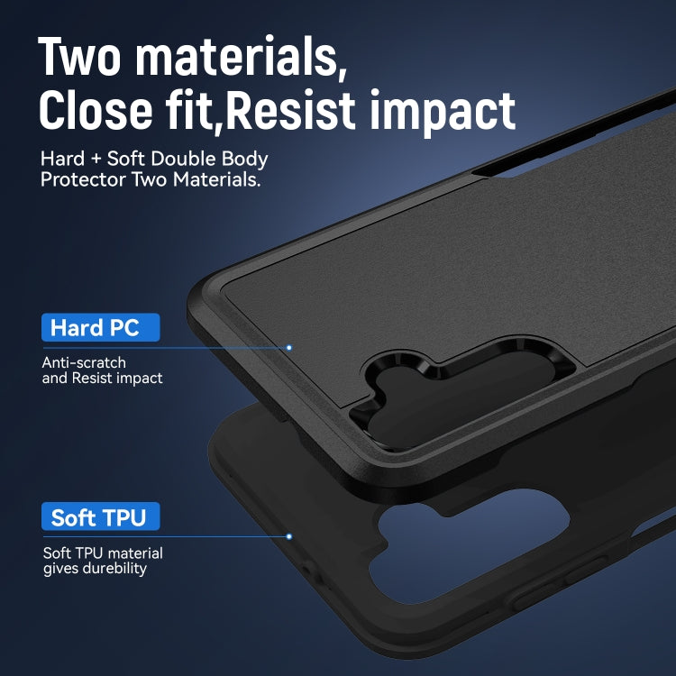 For Samsung Galaxy A13 5G Pioneer Armor Heavy Duty PC + TPU Phone Case