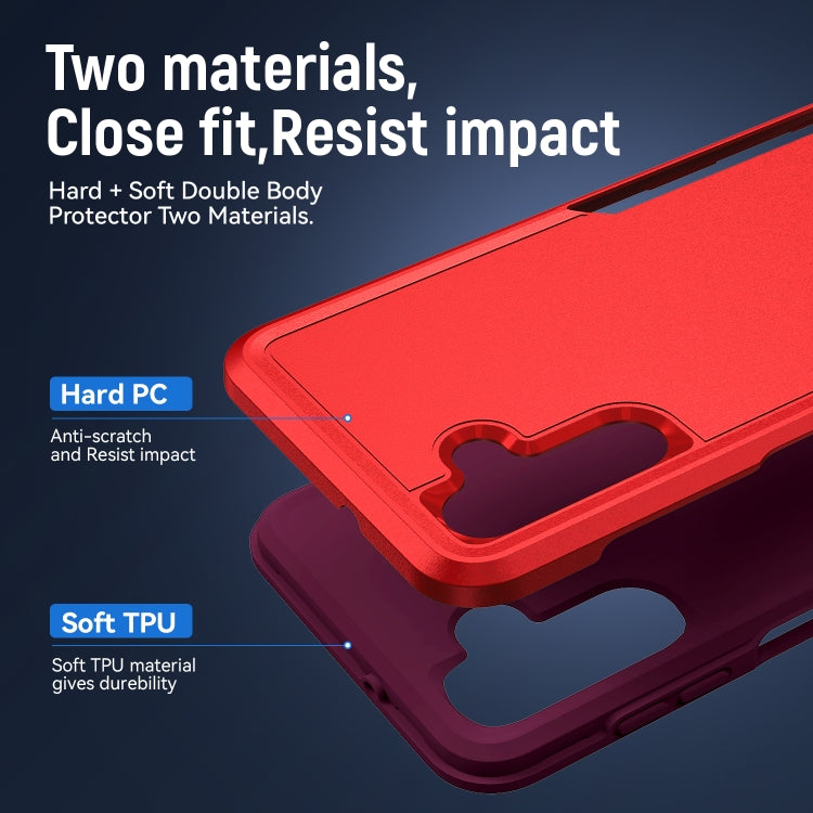 For Samsung Galaxy A13 5G Pioneer Armor Heavy Duty PC + TPU Phone Case