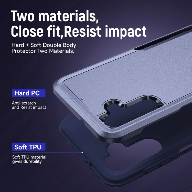 For Samsung Galaxy A13 5G Pioneer Armor Heavy Duty PC + TPU Phone Case