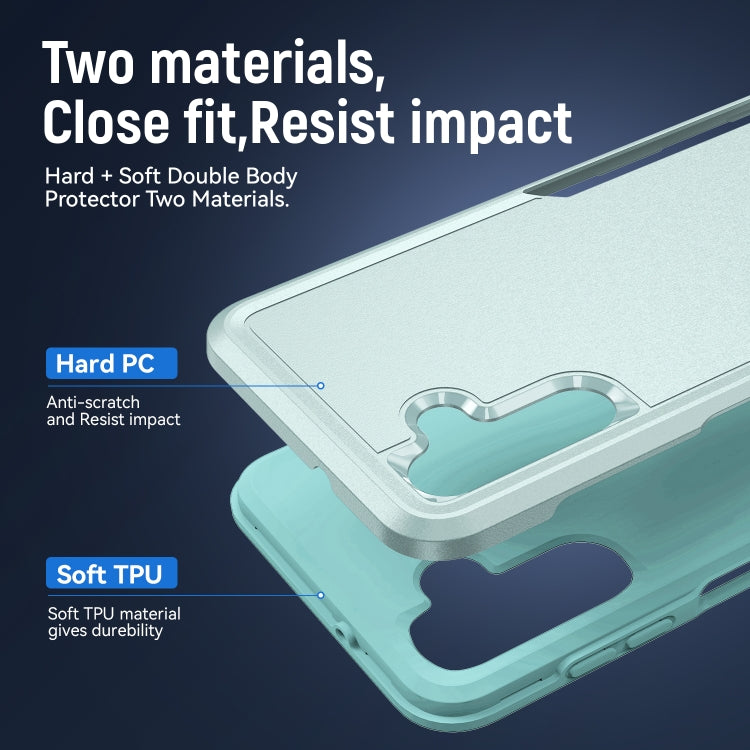 For Samsung Galaxy A13 5G Pioneer Armor Heavy Duty PC + TPU Phone Case