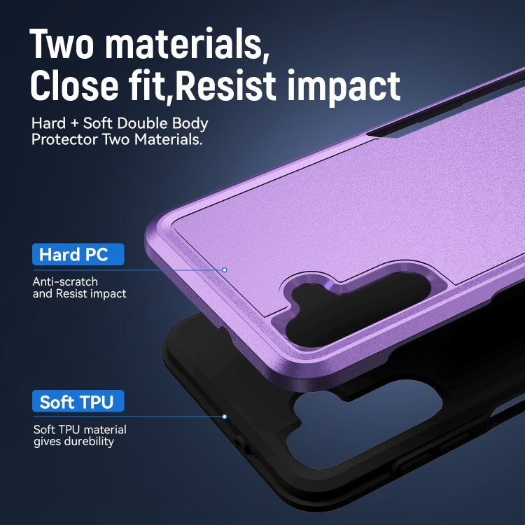 For Samsung Galaxy A13 5G Pioneer Armor Heavy Duty PC + TPU Phone Case