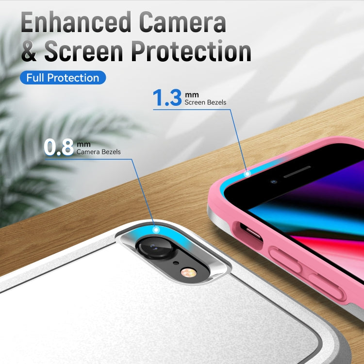 For iPhone SE 2022 / SE 2020 / 8 / 7 Pioneer Armor Heavy Duty PC + TPU Phone Case