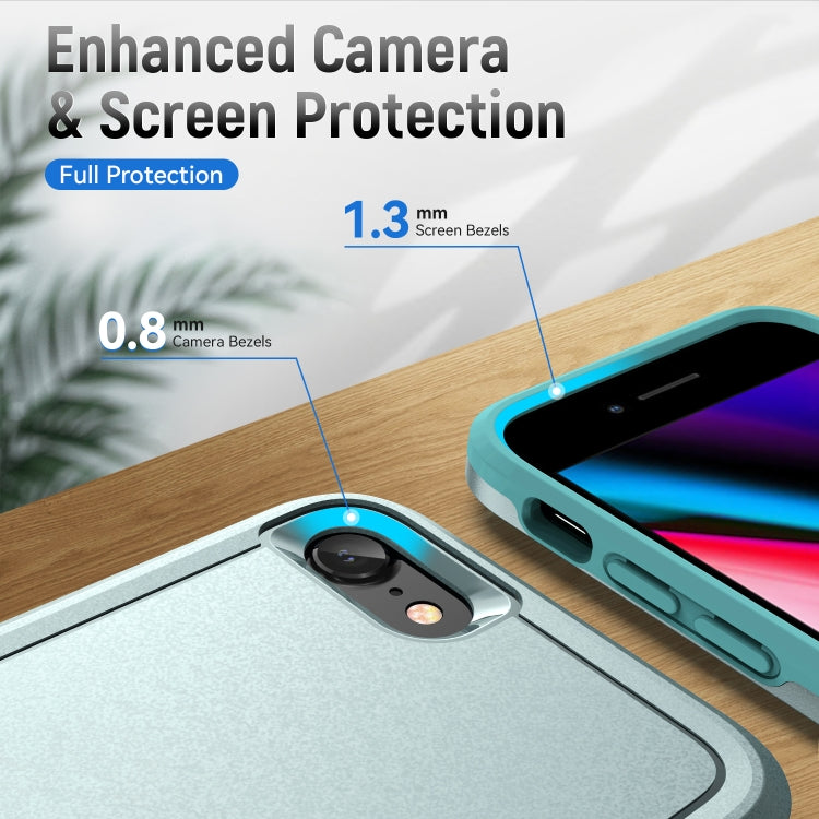 For iPhone SE 2022 / SE 2020 / 8 / 7 Pioneer Armor Heavy Duty PC + TPU Phone Case