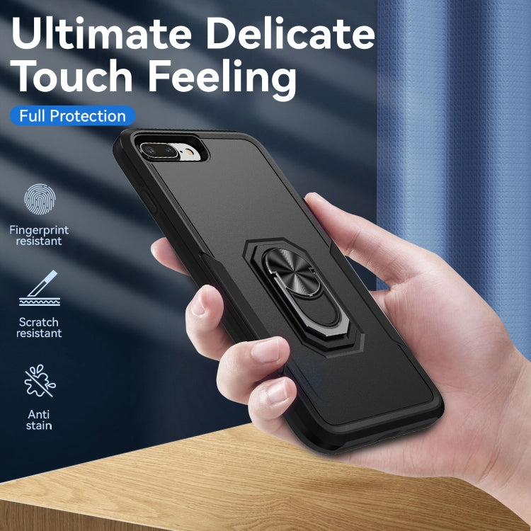 Pioneer Armor Heavy Duty PC + TPU Holder Phone Case For iPhone 8 Plus / 7 Plus