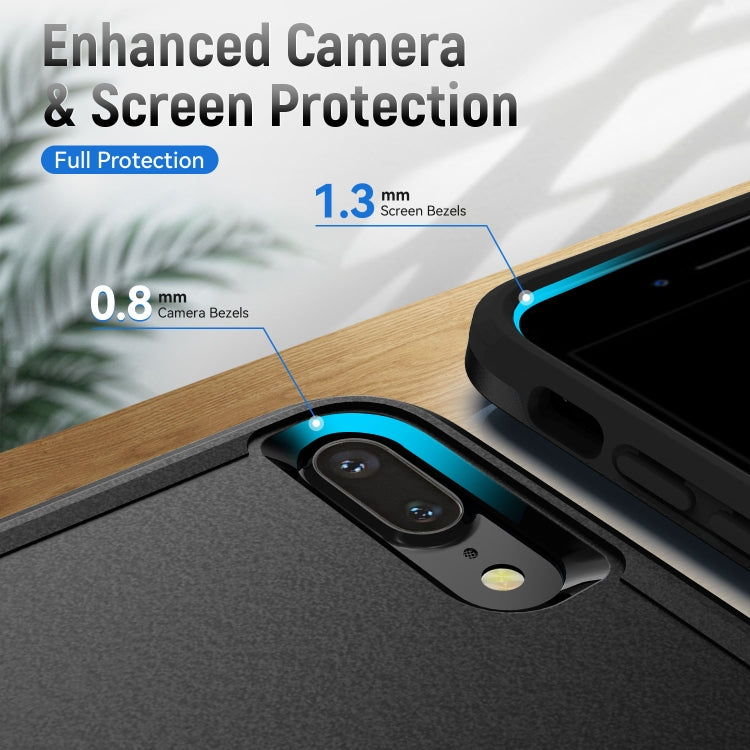 Pioneer Armor Heavy Duty PC + TPU Holder Phone Case For iPhone 8 Plus / 7 Plus