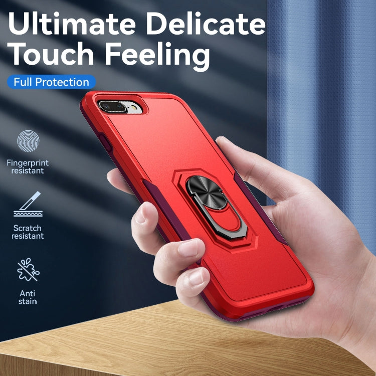 Pioneer Armor Heavy Duty PC + TPU Holder Phone Case For iPhone 8 Plus / 7 Plus