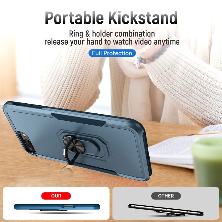 Pioneer Armor Heavy Duty PC + TPU Holder Phone Case For iPhone 8 Plus / 7 Plus