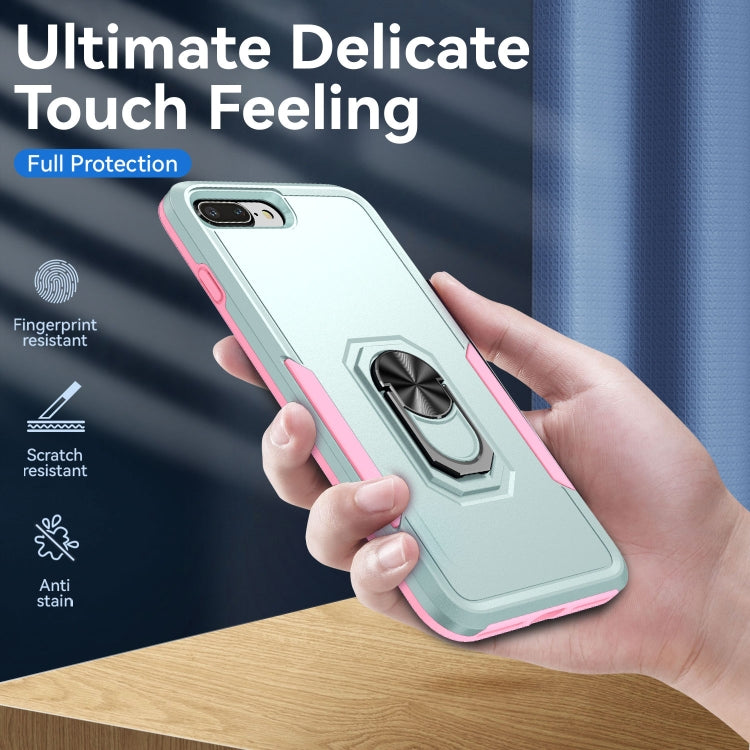 Pioneer Armor Heavy Duty PC + TPU Holder Phone Case For iPhone 8 Plus / 7 Plus