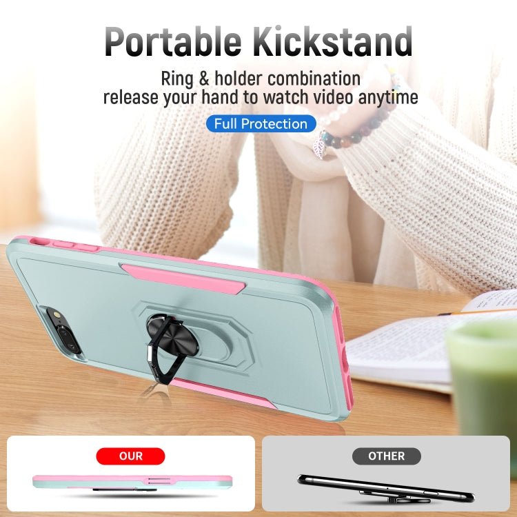 Pioneer Armor Heavy Duty PC + TPU Holder Phone Case For iPhone 8 Plus / 7 Plus