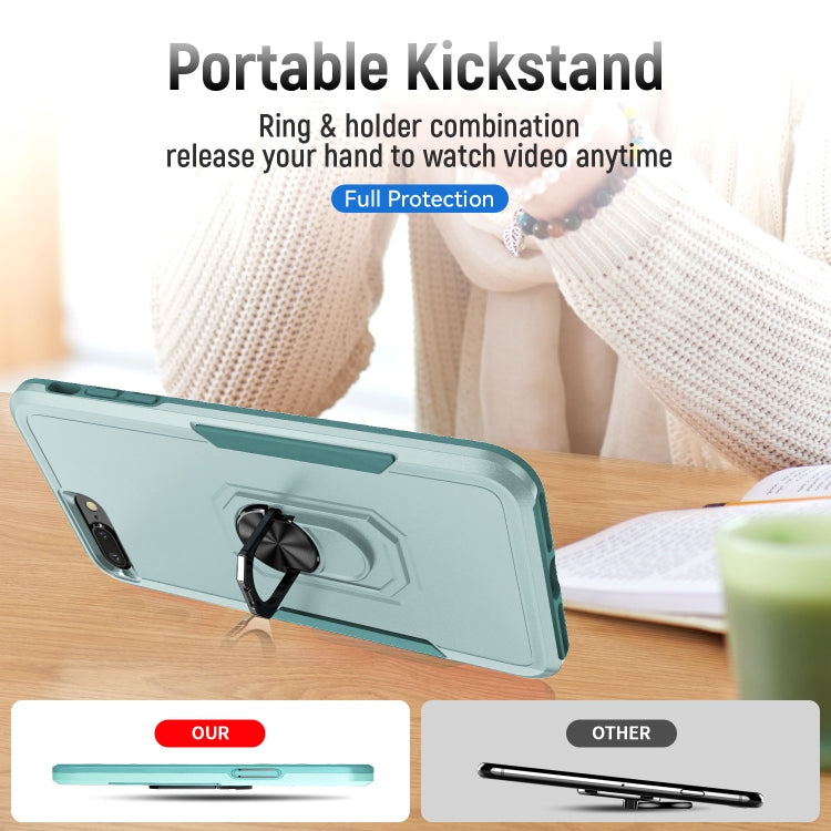 Pioneer Armor Heavy Duty PC + TPU Holder Phone Case For iPhone 8 Plus / 7 Plus