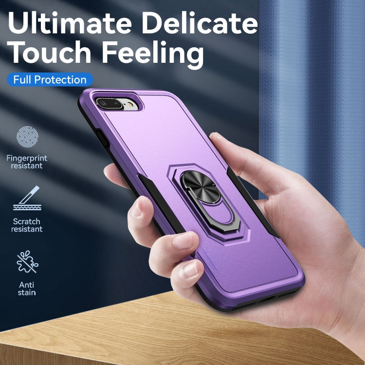 Pioneer Armor Heavy Duty PC + TPU Holder Phone Case For iPhone 8 Plus / 7 Plus