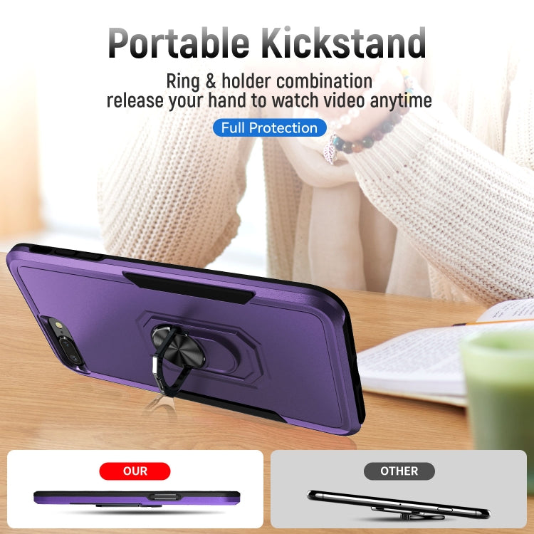 Pioneer Armor Heavy Duty PC + TPU Holder Phone Case For iPhone 8 Plus / 7 Plus