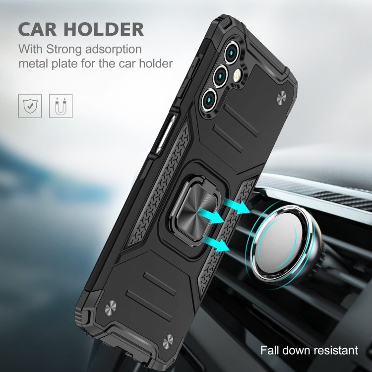 For Samsung Galaxy A13 5G Magnetic Armor TPU + PC Holder Phone Case