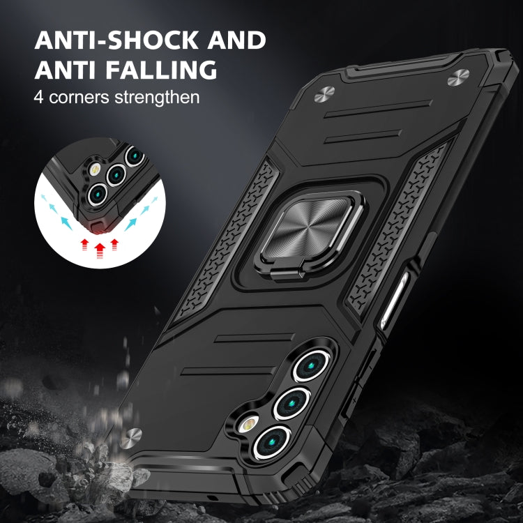 For Samsung Galaxy A13 5G Magnetic Armor TPU + PC Holder Phone Case