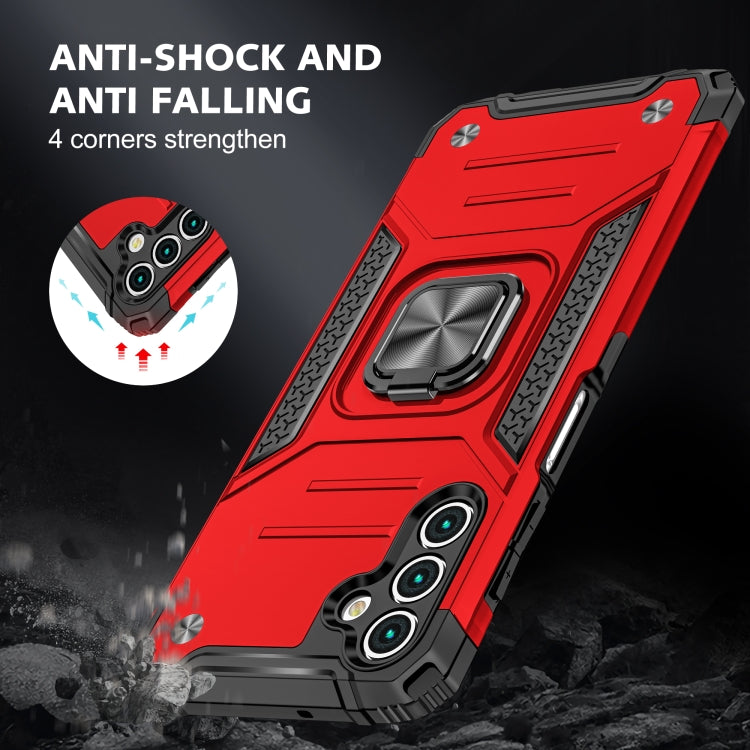 For Samsung Galaxy A13 5G Magnetic Armor TPU + PC Holder Phone Case