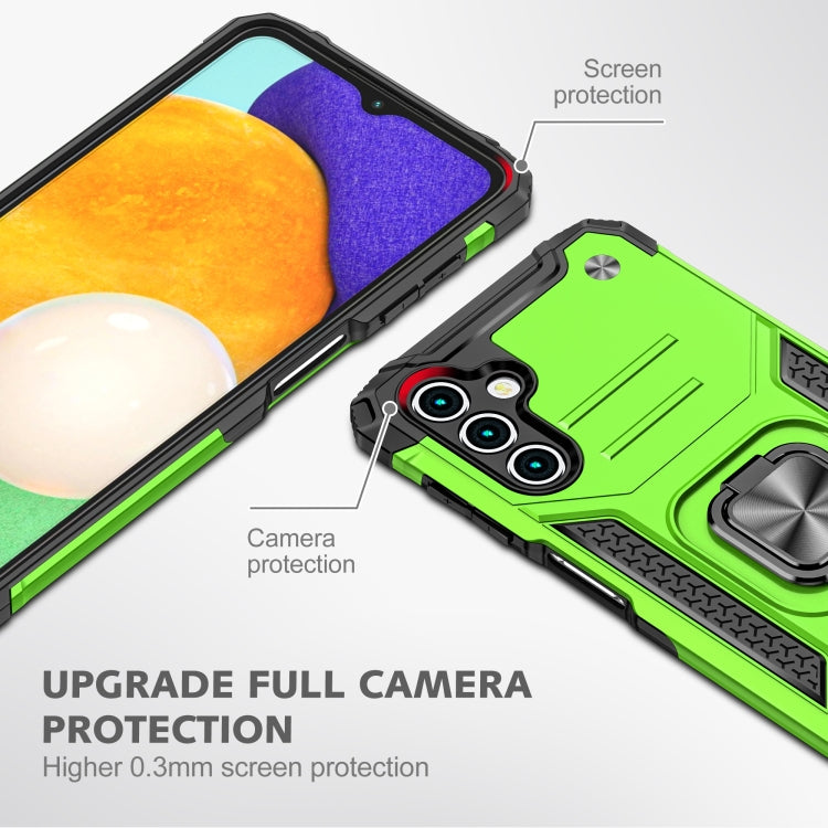 For Samsung Galaxy A13 5G Magnetic Armor TPU + PC Holder Phone Case