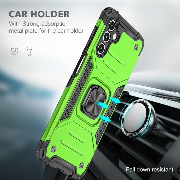 For Samsung Galaxy A13 5G Magnetic Armor TPU + PC Holder Phone Case